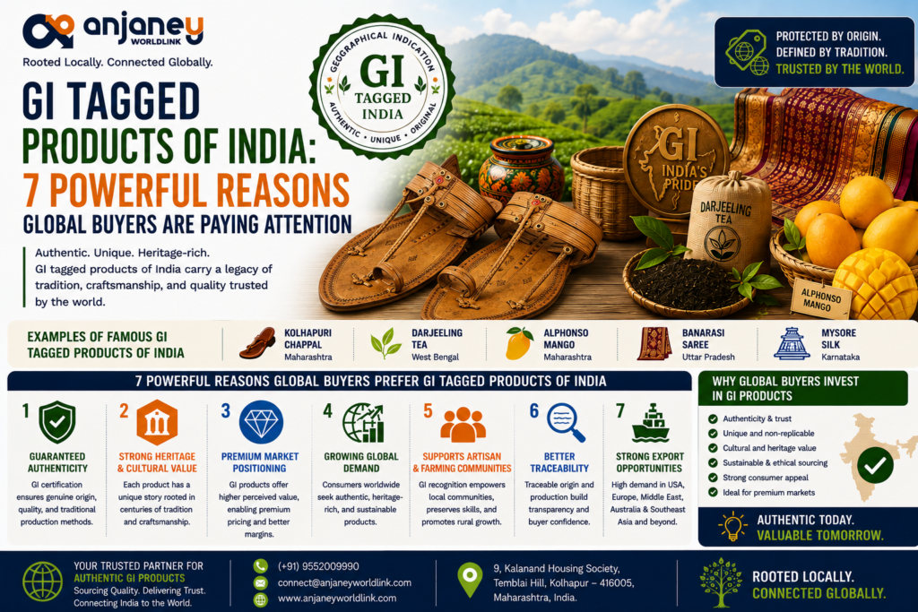 GI tagged products of India